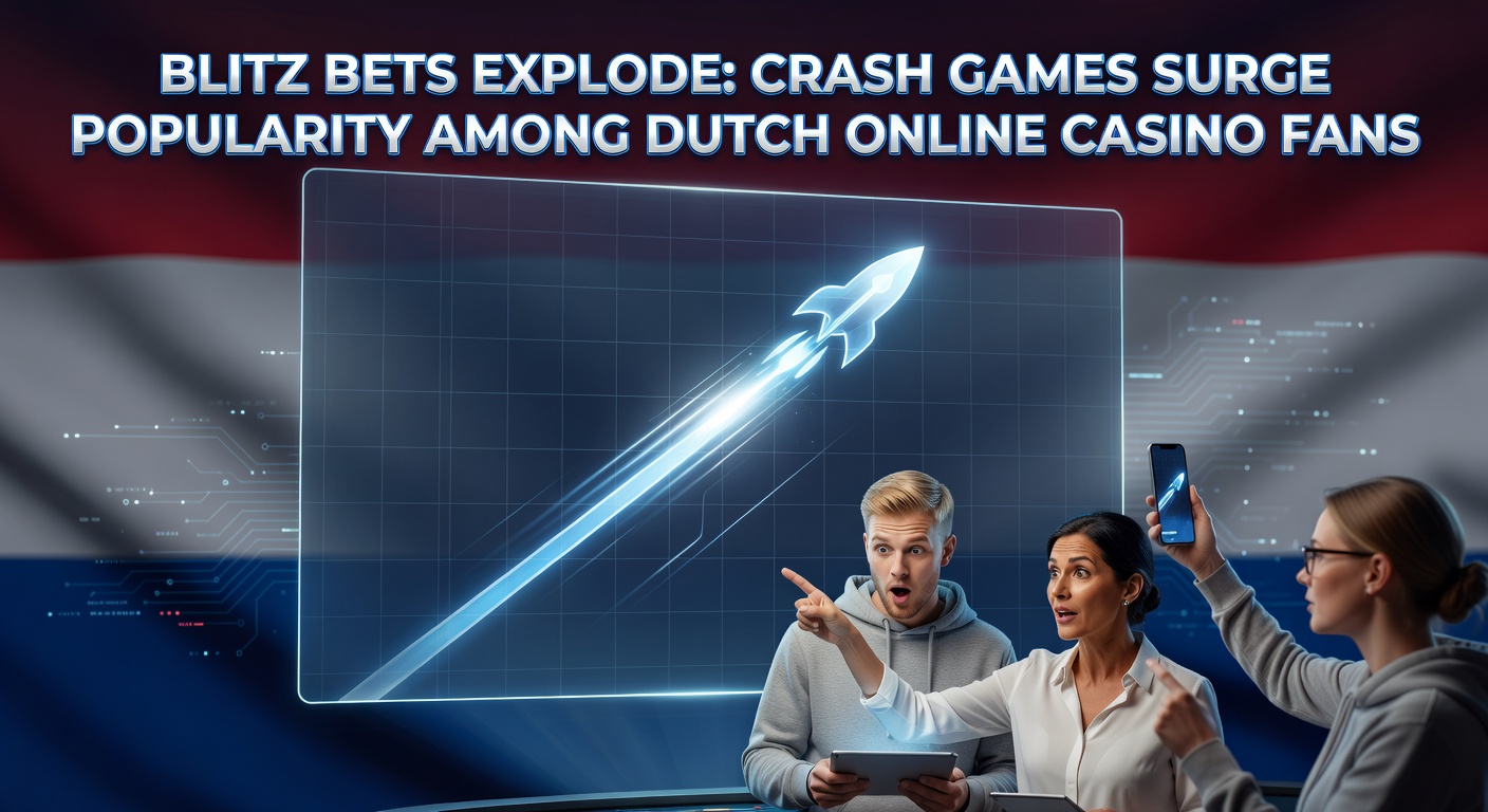 Grafiek met exploderende populariteit van crash games in Nederlandse online casino's, multiplier curves en cash-out momenten
