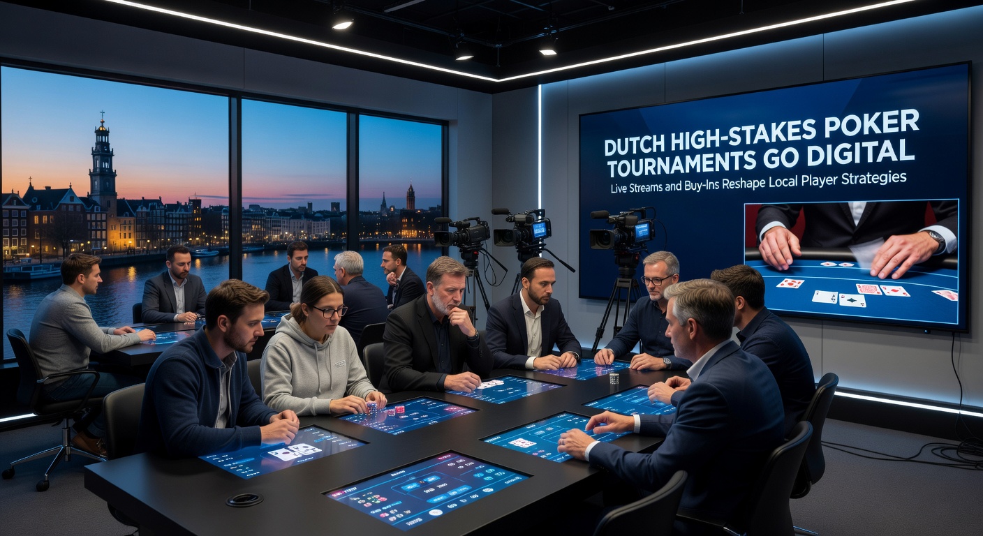 Grafiek met stijgende buy-ins en viewership-cijfers voor Nederlandse poker streams, met highlights van winnaars en strategie-shifts