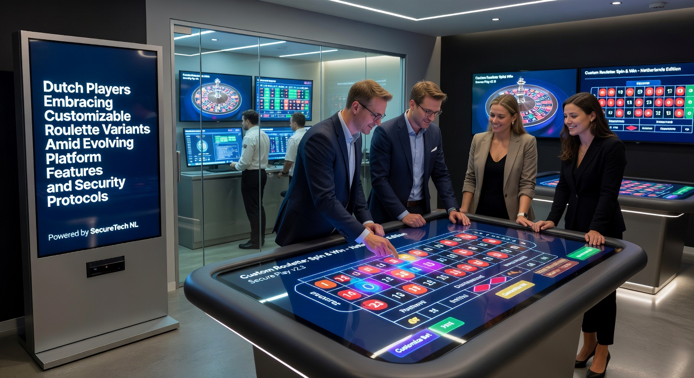 Nederlandse spelers die interactieve roulette interfaces gebruiken op geavanceerde online platforms met aanpasbare opties