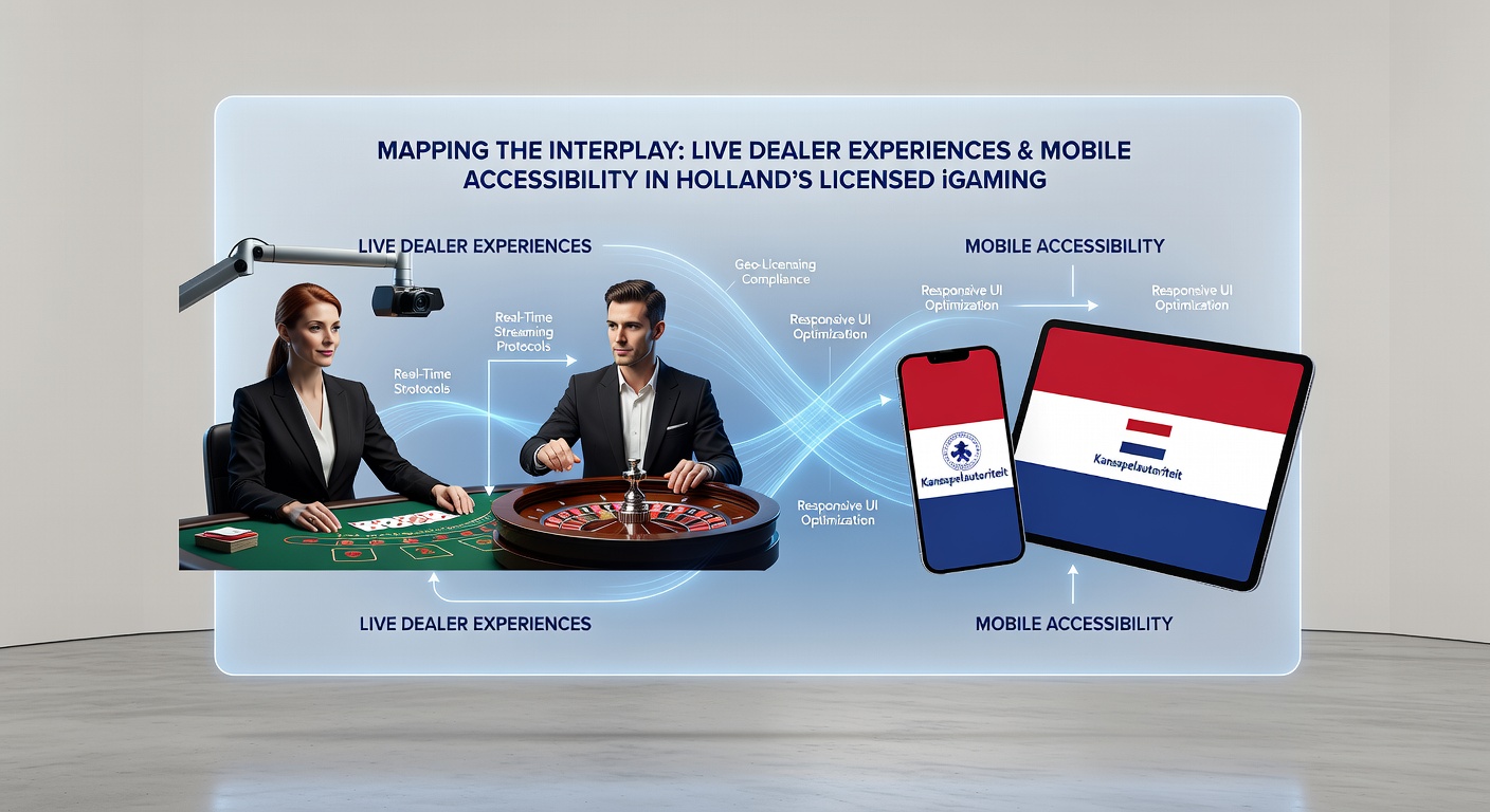 Mobiele interface voor live baccarat en roulette in Nederlandse licentieomgeving