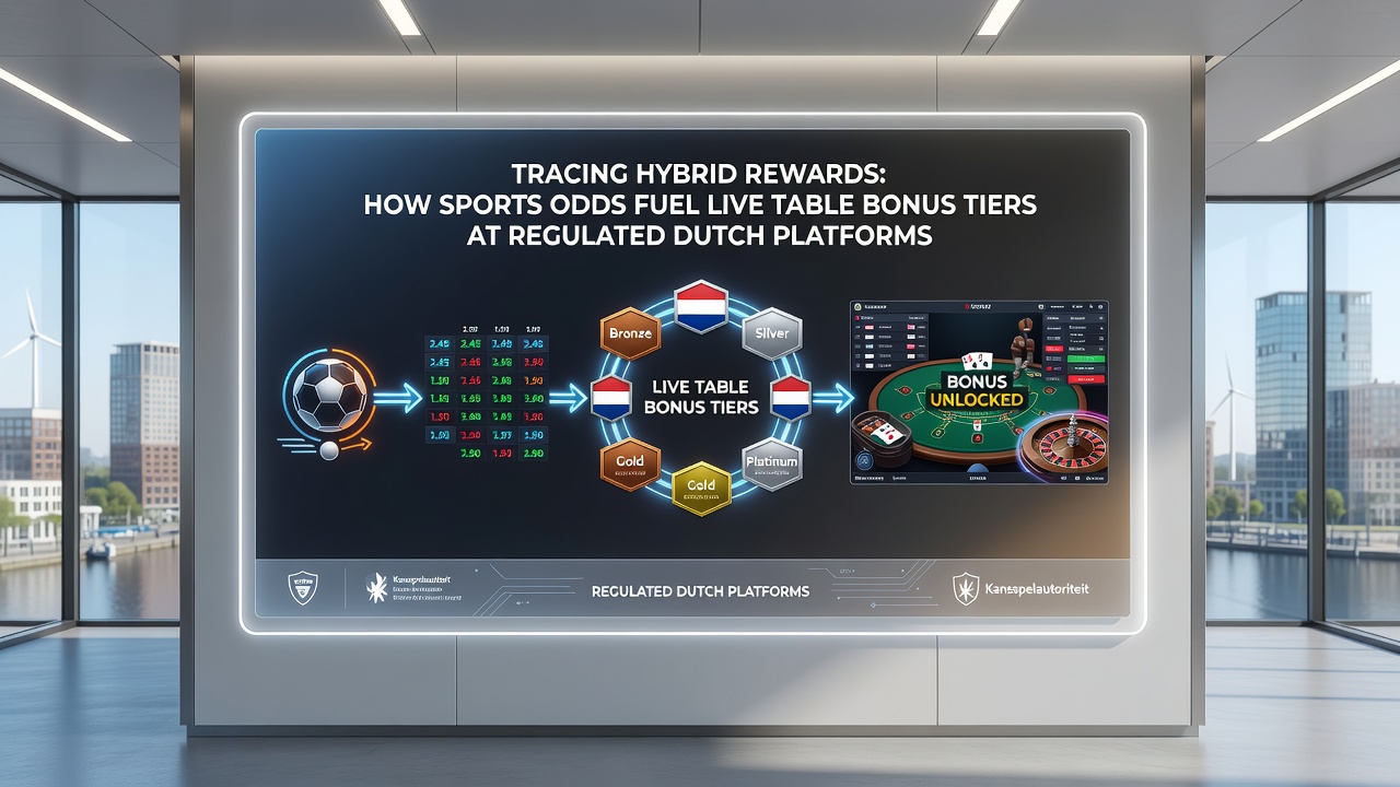 Grafiek die de correlatie tussen sportodds en live tafelbonusniveaus illustreert op Nederlandse gokplatforms